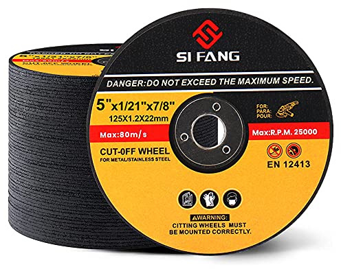 SI FANG Metal Cutting Discs 125mm 25PCS 1.2mm Ultra Thin