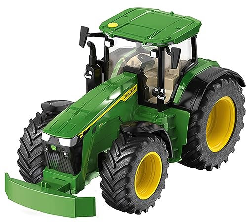 siku 3290, John Deere 8R 370, 1:32, Metall/Kunststoff, Grün, Inkl. Frontgewicht, Öffenbare Motorhaube