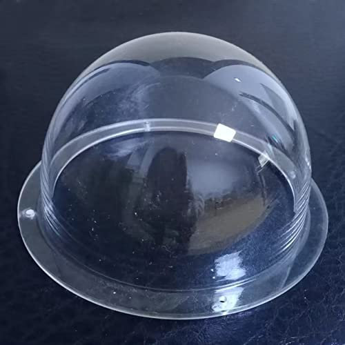 LOTOWELZON Clear 4.72Inch/120mm Acrylic Indoor/Outdoor CCTV Replacement Camera Dome Cover Security Housing Surveillance Camera Cover(Dia 4.72inch/120mm)