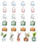Glasseam Glass Vases for Flowers - Coloured Set of 20, Cute Living Room Decor, Modern Table Centrepiece, Mini Vases for Wedding & Party Home Decor