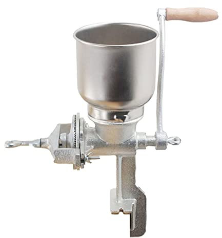 Xcello Molinillo Manual De Grano De Maíz, Molino De Grano De Manivela Con Abrazadera De Mesa De Hierro Fundido Para Moler Nueces, Especias, Trigo Y Café