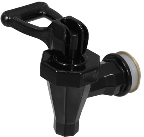 ULTECHNOVO Grifo Dispensador De Bebidas Para Cubo, Grifo De Plástico Pp Negro, Repuesto Para Dispensador De Agua Botón Pulsador, Apto Para Barriles De Té y Uso Hogar o Oficina