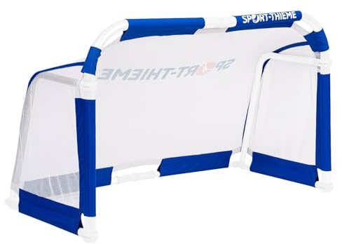 Sport-Thieme Mini-Fußballtornetz faltbar | Ersatznetz für Mini-Trainingstor, Freizeittor | Für faltbares Minitor | Weiß | Langlebiges Nylongewebe, schneller Aufbau