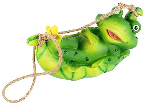 ibasenice Hängende Frösche Harz Ornament Outdoor Garten Deko Hängendes Accessoire Für Draußen Mit Glatten Kanten