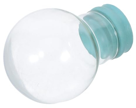 MALUGOGO Sfera di Neve Natalizia in Vetro Trasparente Riutilizzabile Design Spesso da 45mm per Decorazioni Fai da Te in Casa e Artigianato Festivo