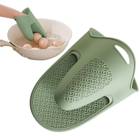 Guante de horno – Guantes de silicona resistentes al calor | Guantes de horno antideslizantes e impermeables para hornear, cocinar, freidora de aire, parrilla de barbacoa, accesorios de cocina