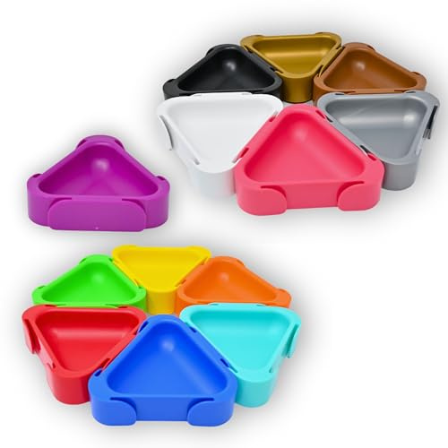 Boardgame Stuff – 13er Set Token Schälchen - Brettspiel Zubehör - Aufbewahrungsschälchen für Brettspielzubehör - Ressourcen Schalen für Brettspiele - Aufbewahrung für DND Coins - Token Trays