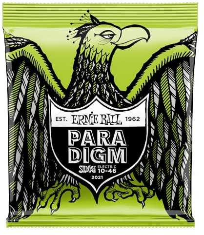 Ernie Ball Regular Slinky Paradigm - Cuerdas para guitarra eléctrica, calibre 10-46