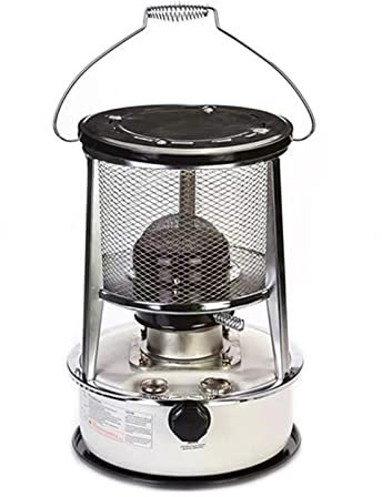 Xrdbfd Tragbare Petroleumofen Für Innenräume, Hocheffiziente Petroleumheizung, Petroleum Heizung Für Wintergarten, Grill, Zeltheizung, Petroleumheizer, Mit Docht,6Lwhite
