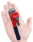 PANSHIYON Small Pipe Wrench, 6 Inch Straight Adjustable Mini Pipe Wrench Heavy Duty for Tight Spaces
