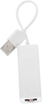 Adaptateur Réseau USB Ethernet 2.0 Blanc en Abs, Rj-45 10/100mbps | Boîtier Joint de Conduction Thermique, Puce Réseau Puissante, Format 1 Pièce