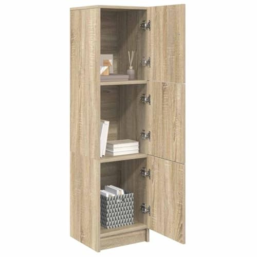 vidaXL Highboard Sonoma Oak 31.5 x 32 x 122.5 cm