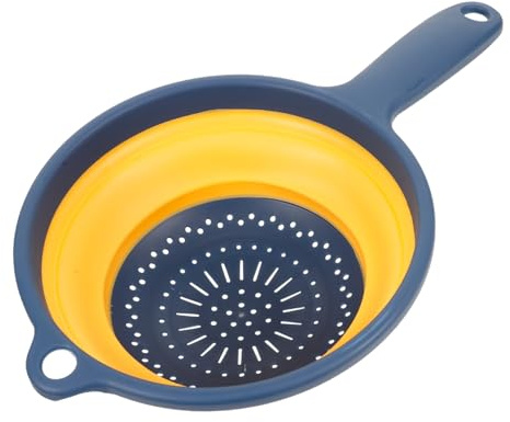ABOOFAN Folding Kitchen Fruit Strainer Basket Collapsible Vegetable Drain Basket Capacity Heat Resistant Space Saving Design for Washing Fruits and Vegetables Kitchen
