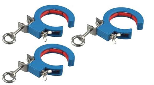 Solaughguy Drahtführungsklemme für Brückenrolle, 25 kg Tragkraft, Kabelrinnen-Verdrahtungswerkzeug aus verstärktem Nylon und Edelstahl für den Bau und (blau)