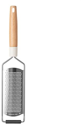 Grönsaksrivare, Ostrivjärn i rostfritt stål Multifunktionellt ostrivjärn med bred tallrik Chokladskrapa Citronskalsskrubber Shredder