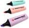 Stabilo Boss Original Textmarker Pastelltöne – 3 Stück – Lila, Pink und Türkis