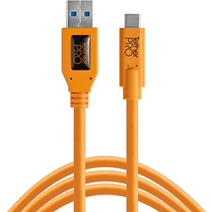 Tether Tools USB 3.0 a USB-C 4,60m orange