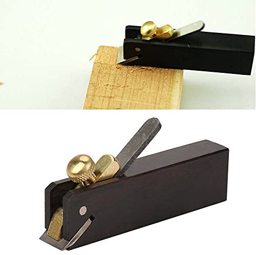 Mini Ebenholz Flugzeug, DIY Kabel-Linie Holz Schneidwerkzeug kleine Hand Flugzeug Holz Fase Holz Hobel für die Holzbearbeitung