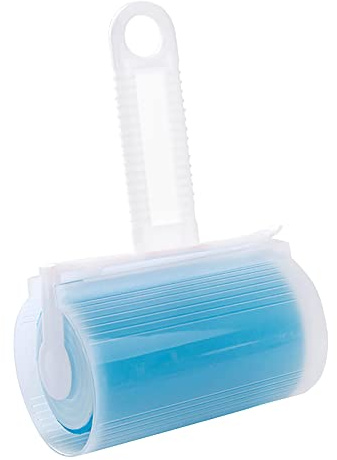 Singular-Point Washable Reusable Gel Lint Roller Lint Remover Sticky Master Lint Roller Wide Resuable Dog Cat Hair Remover Set (ONE Size, Blue)