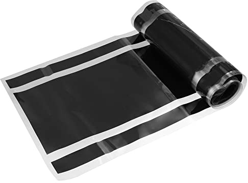 A ABSOPRO Auto Haubenaufkleber Schwarz 1 STK. Motorhaube Vinyl Streifen | 18x180cm, Schützt Und Verbirgt Kratzer, Einfach Zu Installieren, Langlebig, Verblasst Nicht