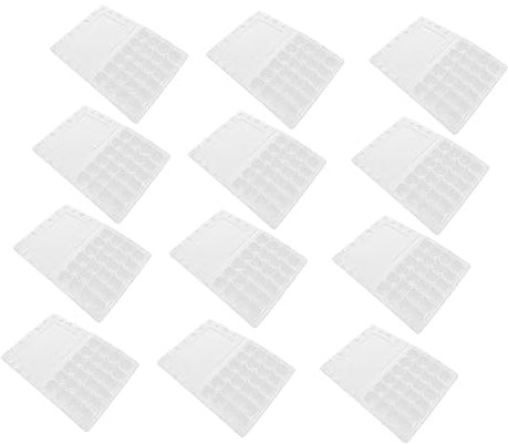 SOLUSTRE 12 Pezzi Vassoio Per Uova Di Quaglia Distributore Di Uova Di Quaglia Mini Custodia Per Uova Vassoio Delle Uova Contenitori Per Scatola Delle Uova Plastica