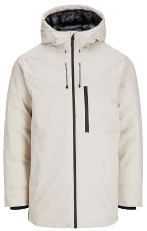 JACK & JONES Parka da uomo Jjpayne, Raggio di luna, XS