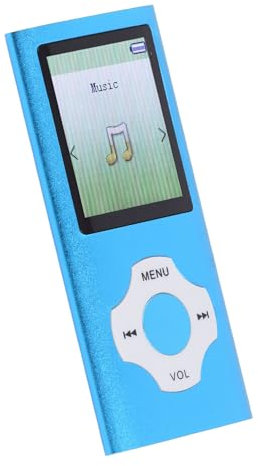 Lecteur MP3 avec Bluetooth 5.0, Lecteur de Musique Numérique Portable MP3 MP4 Haut-Parleur intégré, écran de 1,8 Pouces, Enregistreur Vocal, Prend en étendu jusqu'à 128 Go