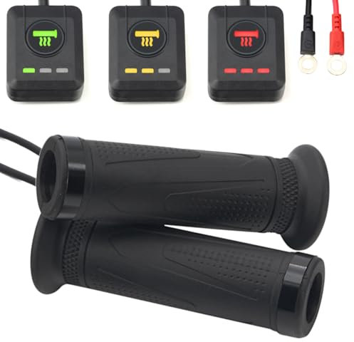 Area1 Premium moto scooter manopole riscaldate Easy2Fit 3 livelli di calore, impermeabile. 22/24 mm per R1250GS Duke SMC/R MT07 MT09 MT125 Z900 Z650 Z500 Z125 YZF CMX CB500 SV650 GSXS/R GSF