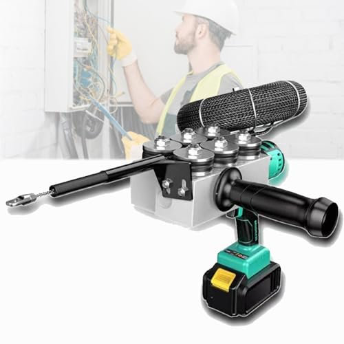 Ponceuse à Plâtre Ponceuse électrique, tire-fil d'électricien à travers le mur, machine à enfiler les fils automatique, tire-fil électrique sans fil 40 m/min, enfile-fil électrique mural, ou