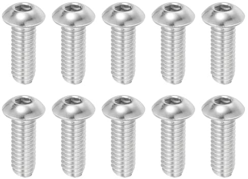 PATIKIL Tornillos de Cabeza Avellanada con Hexágono Interior de 5/16-18x1, 10 Piezas de Acero Inoxidable 304 18-8 Tornillos de Cabeza Avellanada con Hexágono Interior Allen Rosca Completa