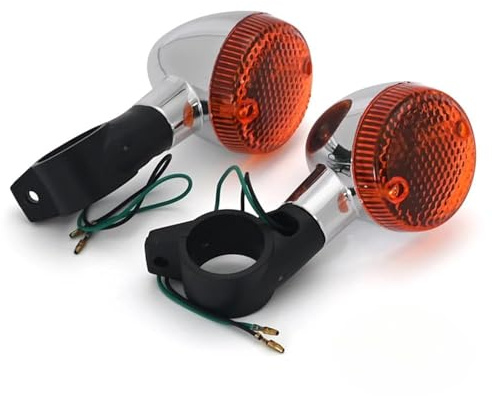 Luz Senal De Giro Luces Direccionales Delanteras para Motocicleta Intermitentes Luces De Giro para H&Onda Magna 250 750 Shadow 400 750 Steed VLX 400 600 1100 VTX 1300 1800 Intermitentes
