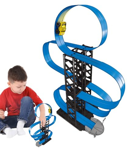 Set di percorsi auto da corsa - Flessibile veicolo magnetico gioco - giocattolo educativo per auto | Per bambini ragazze festa di compleanno aula ricompense vacanze di Natale