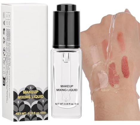 Líquido Mezclador para Sombras | 9 ml Gotas Multiusos Para Base, Sombras, Máscara, Colorete, Polvos Compactos | Potenciador de Color para Maquillaje | Uso Durante Todo El Día Para Mujer