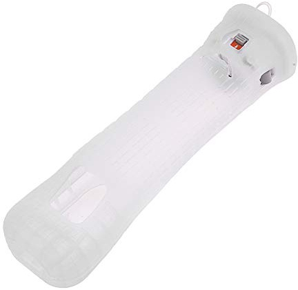 Silicon Case with Motion Plus Sensor Adapter for Nintendo Wii Remote Controller(White)