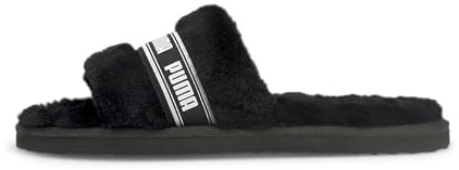 PUMA Fluff Sneaker för kvinnor, Pumasvart Puma Vit, 37 EU