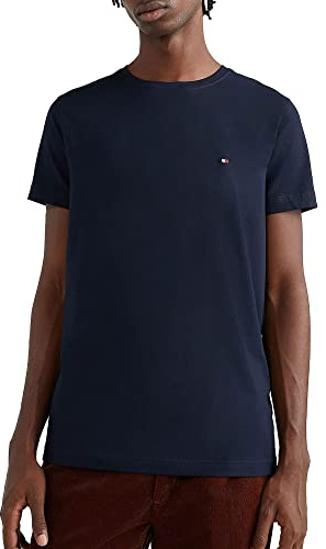 Tommy Hilfiger Herren T-Shirt Kurzarm Core Stretch Slim Fit