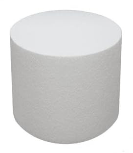 SugarShack | 10 Round Straight Edge Cake Dummy | 6 Deep | Cake Sculpting | For Weddings, Parties, Celebrations and More | Pack of 1