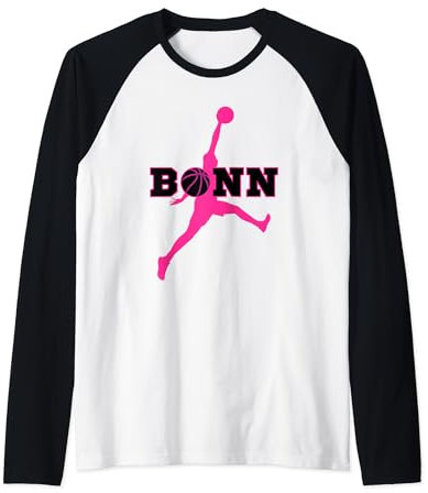 Bonn Basketball Fan Support Rheinland Stadion pink Raglan