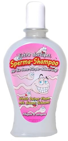 * Sperma-Shampoo & Duschgel * als Scherzartikel und witzige Geschenkidee für Geburtstag und Party | Schampoo Partygeschenk (Sperma-Shampoo, 350ml)