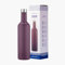 UBERSTAR VINNIE Stainless Steel Insulated Travel Wine Bottle 750ml / Hot or Cold Drinks/Reusable Flask Screw Top/Water Wine Juice (Mauve)