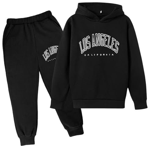 Kinder Kinder Casual Brief Gedruckt Langarm Hoodie Pullover Sweatshirt Trainingsanzug Jogger Jogginghose Unisex 2 PC Sweatsuit Set Neugeborene Winter
