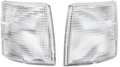 Coche lámpara luz señal Giro 1 Par Luces Esquina Delanteras Señal Giro Coche Lámpara Señal Luz Lateral Sin Bombilla 7D0953041C para VW para Transporter para T4 para BJ 1990-2002