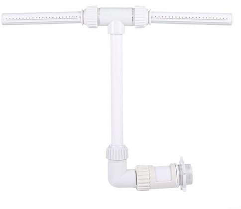 Snowchecking Fontana d'acqua Piscina Doppia Testa Fontana Cascata Spruzzatore Accessori di Raffreddamento Per Sopra In-Terra Pisc