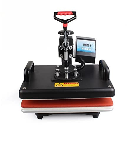 BINGNU Transferpresse, 9 in 1 Combo Wärmepressemaschine Sublimation Wärmeübertragung Drucker for Becher/Cap T-Shirt Telefonfälle Flasche