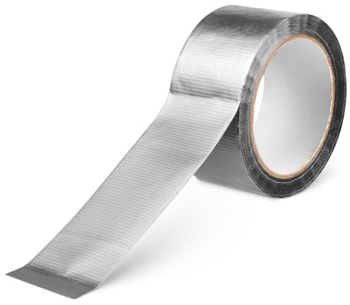 MUELODSIC Heavy Duty Waterproof Duct Tape 50mm X 20m Roll, Sticky Fabric Tape for Outdoor Repair, Mounting, Carpet, and Awning Seal Applications