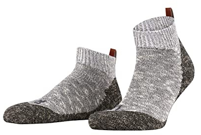 FALKE Lodge Homepad M Hp coton picots sur la semelle 1 paire, Chaussettes Chaussons Homme, Gris Light Grey Melange 3390, 43/44 EU