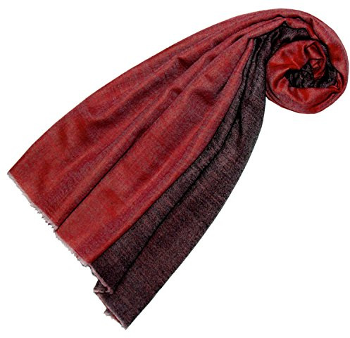 Lorenzo Cana Damen Wendeschal Schal Schaltuch 100% Kaschmir leicht kuschelweich Kaschmirschal Kaschmirtuch Double Face zweifarbig 78546