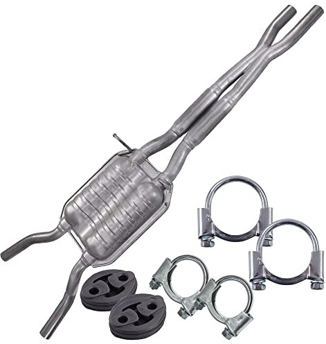 1x Original IMASAF Mittelschalldämpfer inkl. Montagematerial