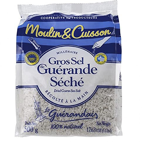 Le Guérandais Gros Sel de Guérande Séché Récolté à la Main 500g (lo
