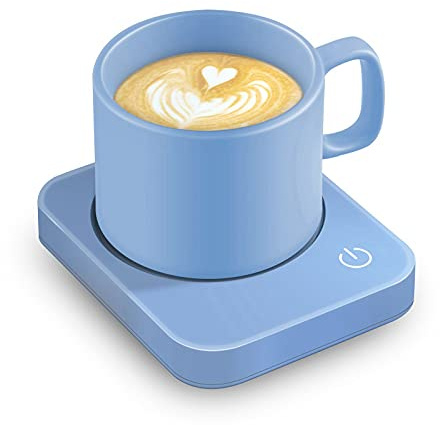 VOBAGA Coffee Mug Warmer for Desk with Auto Shut Off & 3-Temp Settings, Coffee Cup Warmer with Smart Safety Alert Home Office Accessory, Perfect for Coffee, Tea, Milk (No Mug)